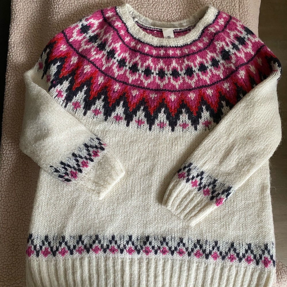 Wool, fuzzy sweater. EUC